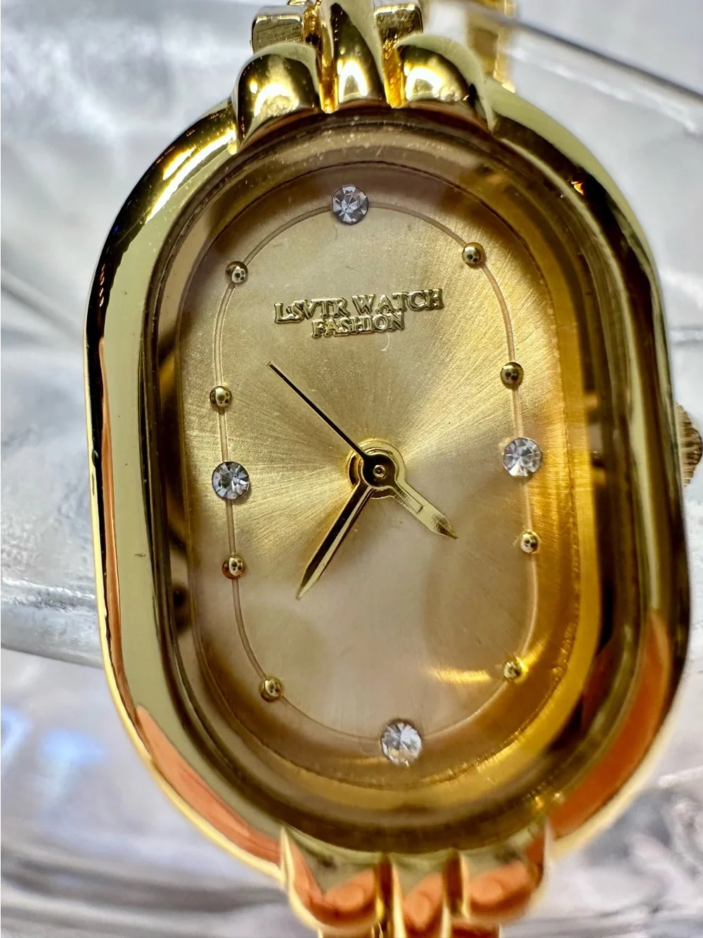 Vintage-inspired Dainty Gold Bracelet Watch